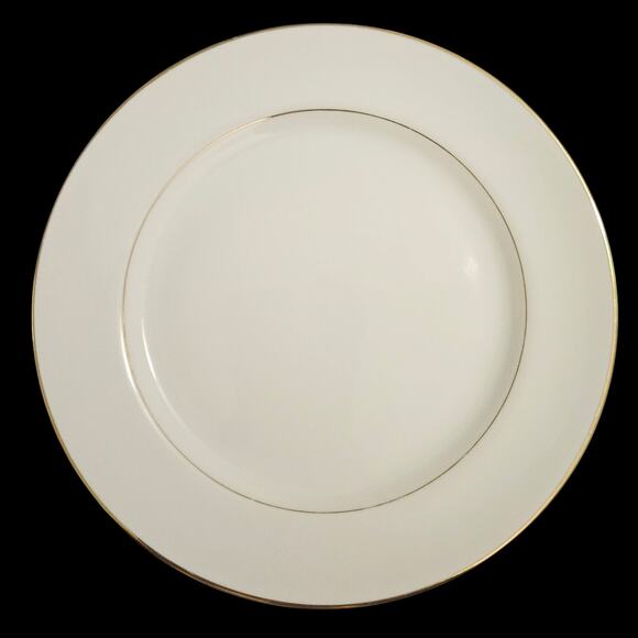 Mikasa Narumi Doric 5429 Fine China 6.5" Bread Plates Gold Trim Japan Set of 4 - Picture 2 of 4